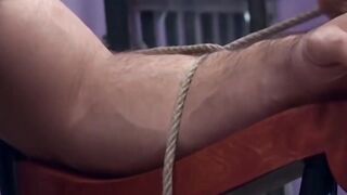 Master Derek da Silva punishes the little pup by playing with his nipples