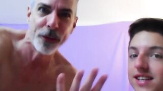 Youâre a little perv creeping in to watch Devin Jones and Richard Lennox having sex