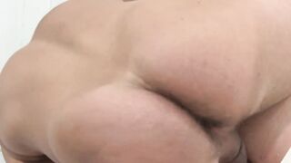 Twink's hole pounded by muscular jock with a big fat cock