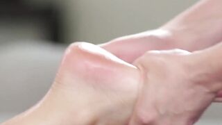 FantasyXXXMassage.com - Stepmom enjoys erotic massage before scissoring with teen