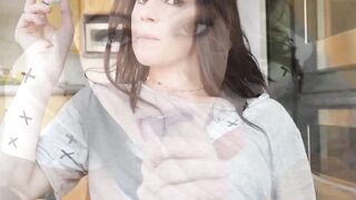 Pretty young slut Alison De Vore POV fucked by stepdad