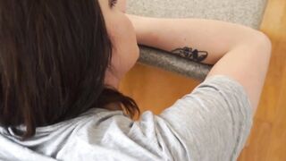Pretty young slut Alison De Vore POV fucked by stepdad