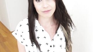 Pretty young slut Alison De Vore POV fucked by stepdad