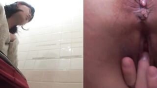 Amateur Asian babe close up pussy fingering caught on cam