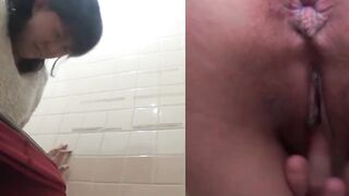Amateur Asian babe close up pussy fingering caught on cam