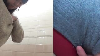 Amateur Asian babe close up pussy fingering caught on cam