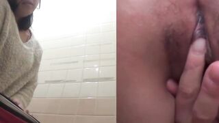 Amateur Asian babe close up pussy fingering caught on cam
