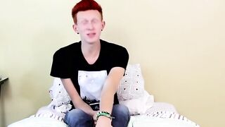 BoyObsession.com - Naughty twink spreads his tight ass and masturbates for warm cum