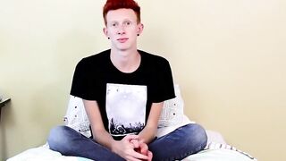 BoyObsession.com - Naughty twink spreads his tight ass and masturbates for warm cum