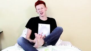 BoyObsession.com - Naughty twink spreads his tight ass and masturbates for warm cum