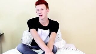 BoyObsession.com - Naughty twink spreads his tight ass and masturbates for warm cum