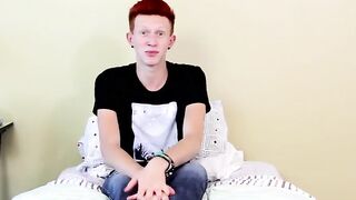 BoyObsession.com - Naughty twink spreads his tight ass and masturbates for warm cum