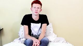 BoyObsession.com - Naughty twink spreads his tight ass and masturbates for warm cum