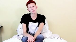 BoyObsession.com - Naughty twink spreads his tight ass and masturbates for warm cum