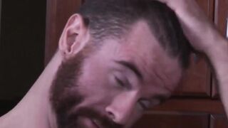 MaleIcons.com - Jealous jock Troy Accola's passionate anal play with beefy homo's big
