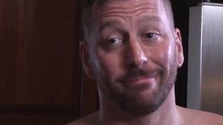 MaleIcons.com - Jealous jock Troy Accola's passionate anal play with beefy homo's big