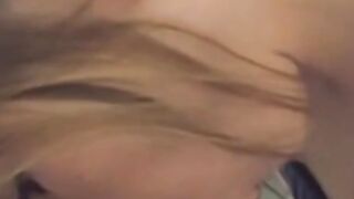 Good looking amateur babe fingers herself before giving head