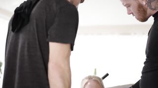 Young babe pussy and ass invaded by robbers