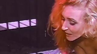 Submissive dyke fingered while eating BDSM pussy