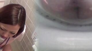 Japanese hotties in bath time pee play on hidden cam