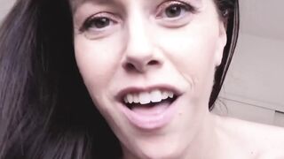Natural tits stepmom's POV action with stepson after BJ