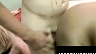 Eric splits Joeâs hole with rough bareback jackhammer thrusts