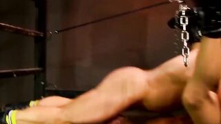 Submissive endures master's creative domination