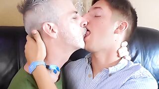 Twink Devin Jones learns to worship Richard Lennoxs dominant tongue