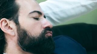 Dani Rivera breeds his horny client Miguel Angel at his barbershop