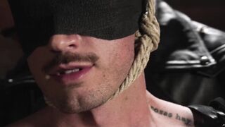 Phoenix Leo experiences first BDSM with Chris Damneds wild domination