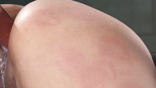 Asian Channy Crossfire groans during her anal torment and flogging