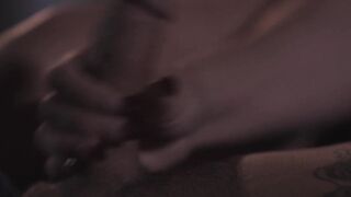 Roman Todd catches TS stepsis Melanie Brooks jerking then pumps her ass