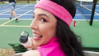 Selena Ivy is pussy destroyed by hung dude while playing pickleball
