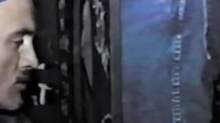 RetroDudes.com - Vintage muscular jock enjoys hard throatfuck through glory hole