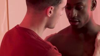 Black man gets his big dick sucked before raw hammering