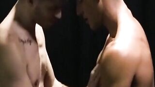 Muscle Hunk's Ass Fucked Raw by Twinks in Hot Threeway