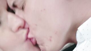 PetiteAriaJ's DeepThroat Blowjob Ride on Huge Throtting Dick