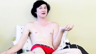 Twinks Ass-Play Orgasm with Dildo Ride" or "Teen's Anal Play Leading to Big Load