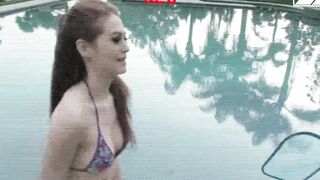 Porn Star Wannabe #2 - Hot Blonde Teen Assisted By Her Boyfriend To Record A Porno
