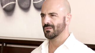 Muscle Hunks Share Intense Anal Sex in Gym Locker Room