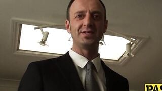 Rough Sex - Domination of submissive teen by experienced older guy