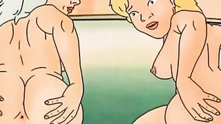 Hentai Sexual Adventures - Old Man's Daughter Fucked By A Monster