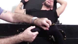 Torture Chamber - Foot Bondage Domination of Hot Body With Feet Worship