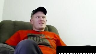 Horny Hunk's Throat-Fucking Orgy