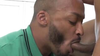 Black Hunk Anal Thug Fucks Latino Stud - GayRoom