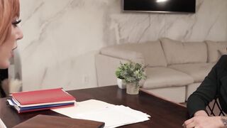 Eva MAXIM & Lauren PHILLIPS - Lesbian Threesome with Double Facial