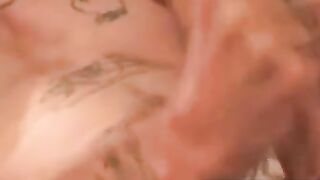 MATURE STUD GETS HIS COCK ON FIRE IN A SEXY THREEWAY