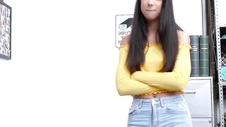 Natural Busts #2: Big Boobed Blonde Teen Gets Creamped After Shoplifting