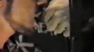 Retro Dude Fetishes Glory Hole Deep Threat" or "Gloryhole Gangbanger Blowjob Bonanza