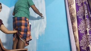 Hot Housewife's Secret Affair - Painter Fucks Her In The Kitchen